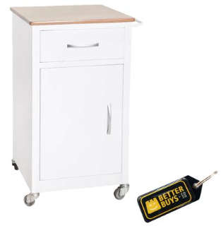 Hospital/Clinic Single Bedside Locker AAA Grade- Formica Wood Top & Keyring