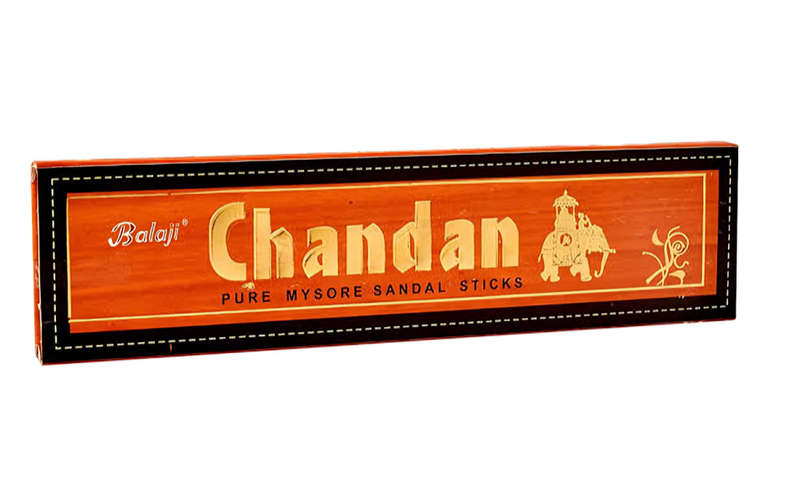 Balaji Chandan Premium Incense Sticks  Pure Sandalwood Aroma  15 Sticks per Box