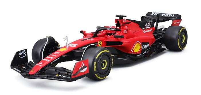 Burago 1:18 Ferrari F1 SF23 2023  #16 Charles Leclerc (20cm Long)