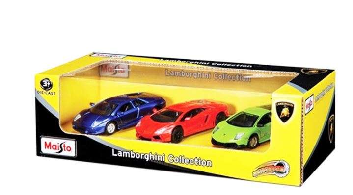 Maisto 4.5 Fresh Metal Power Racer Pullback  3 Pack Lamborghini