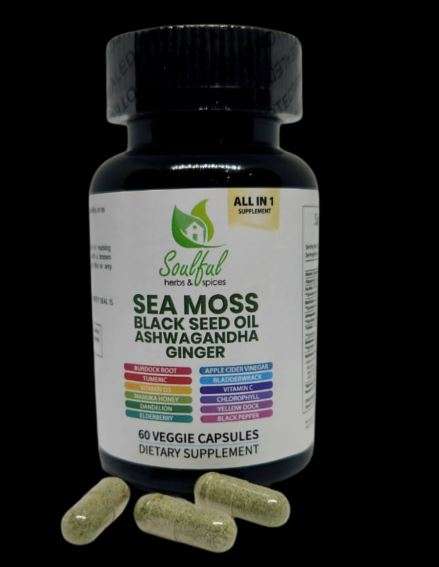 Sea Moss Allin1 supplement (60 veggie capsules)