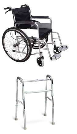 Combo 3 - Wheelchair & Walker (No Wheels)