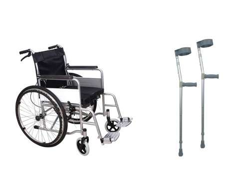 Combo 4 - Wheelchair & Crutches
