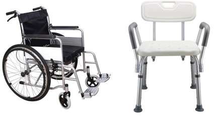Combo 1 - Wheelchair & Showerchair with Backrest