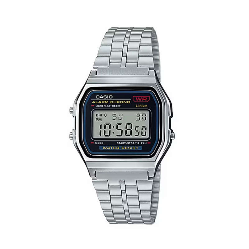 Casio Mens A159WA-N1DF Retro Digital Watch