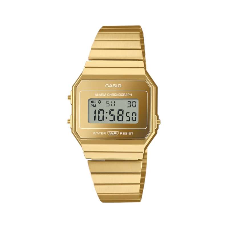 Casio Retro Gold Digital Watch (A700WEVG-9ADF)
