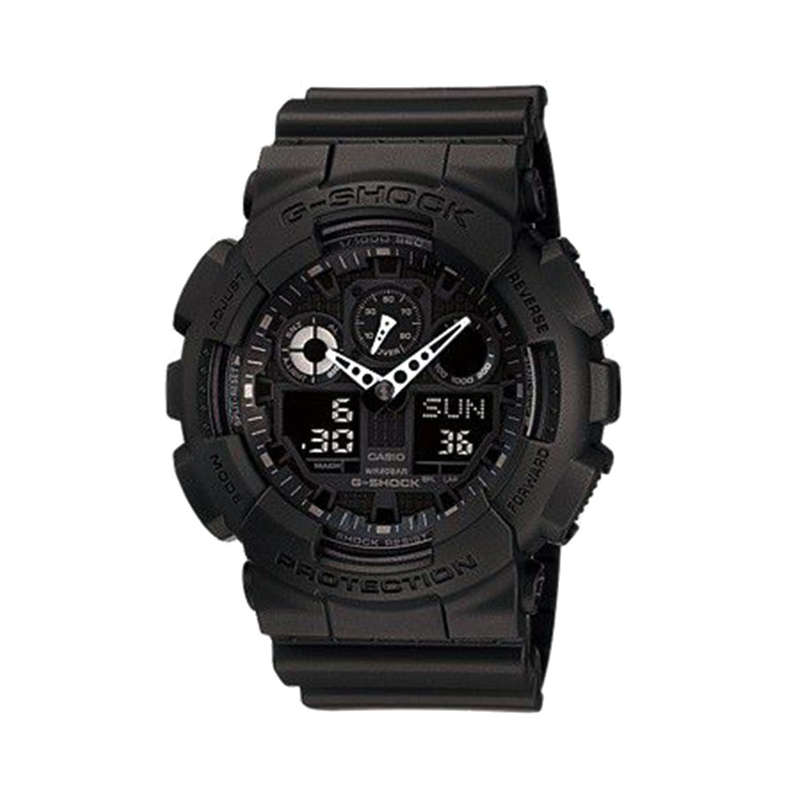 Casio Mens GA-100-1A1DR G-Shock Anadigital Watch