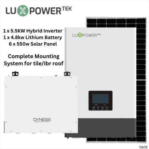 5.5KW Hybrid Complete Solar System