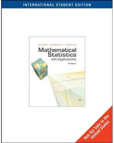 Mathematical Statistics with Applications, International Edition (Paperback, 7th edition)