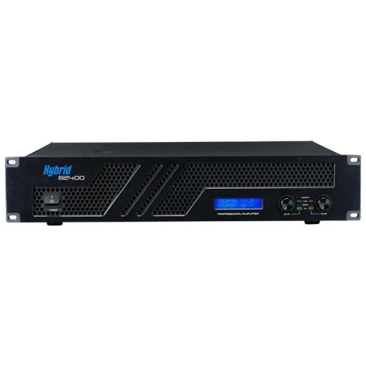 Hybrid B2400 MK6 2x1200 Watt RMS Powered Amplifier