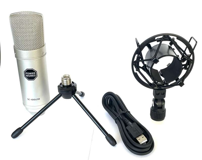 Powerworks SC100 USB Studio Condenser Microphone