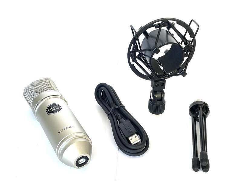 Powerworks SC100 USB Studio Condenser Microphone