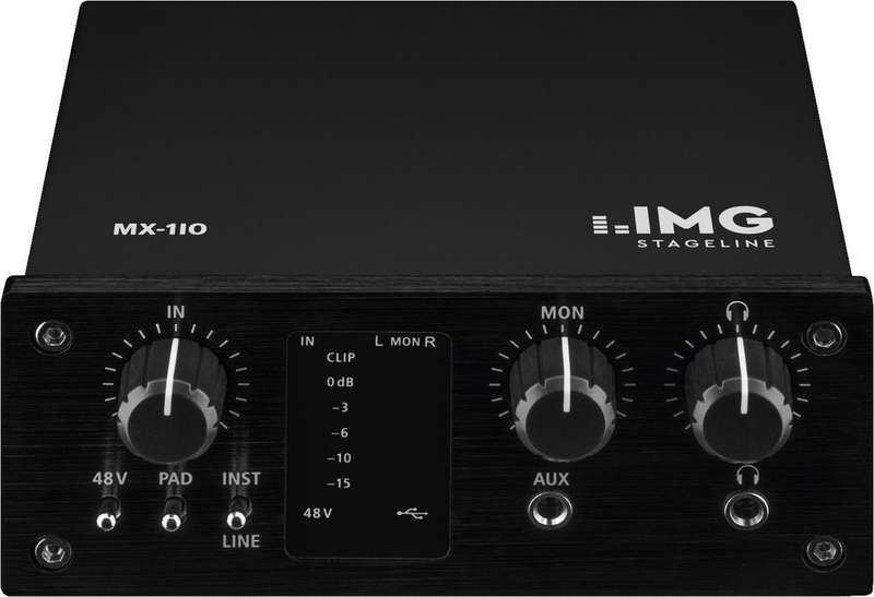 IMG Stageline MX-1IO 1 Channel Audio Interface