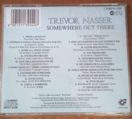 Trevor Nasser - Somewhere Out There (CD)