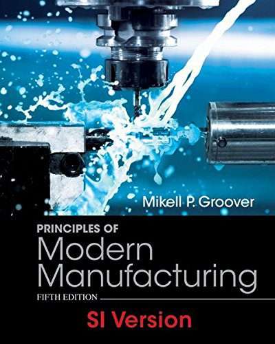 Principles of Modern Manufacturing 5th Edition (Paperback)