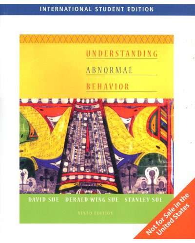 Understanding Abnormal Behavior, International Edition (Paperback, 9th edition)
