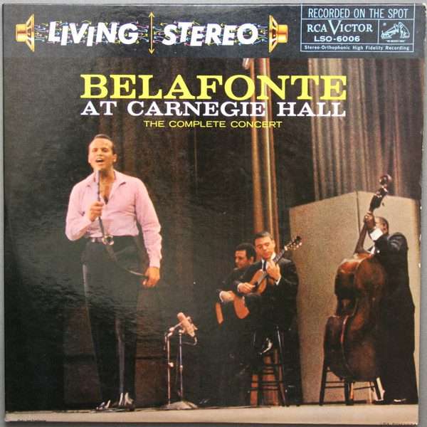 Harry Belafonte  Belafonte At Carnegie Hall Vinyl LP