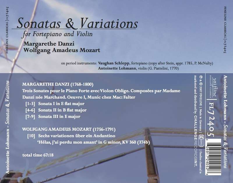 Sonatas & Variations for Fortepiano & Violin Import CD Brand New/Sealed