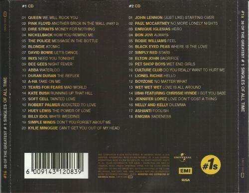 Various  #1s - 38 Of The Greatest #1 Singles Of All Time CD
