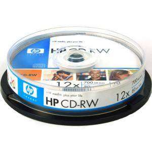 HP CD-RW 700MB 80min (10 Pack)