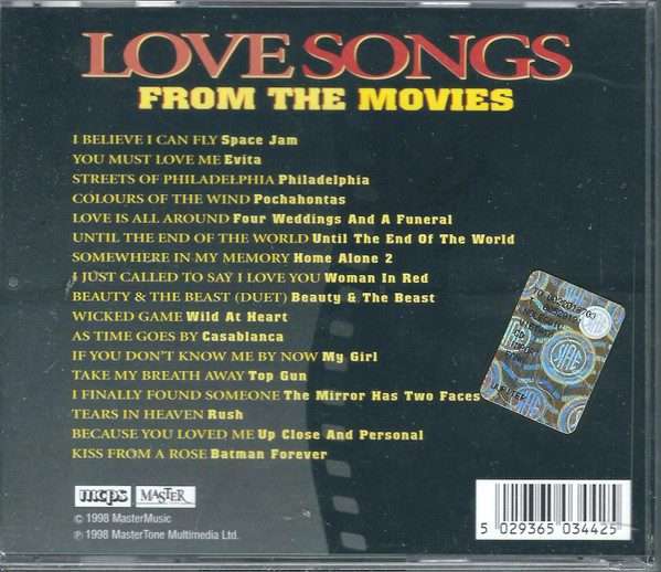 Love Songs From The Movies Import CD