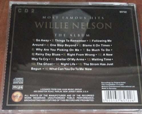 Willie Nelson - Most Famous Hits: The Album CD