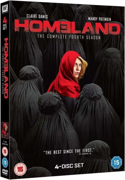 Homeland: The Complete Fourth Season [DVD] Brand New/Sealed