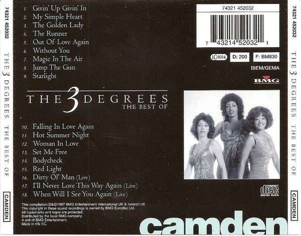 The 3 Degrees  The Best Of (CD, Import)