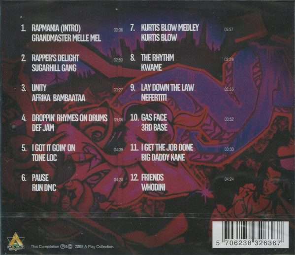 Various Artists  Hip Hop (The First Generation Volume 1) CD