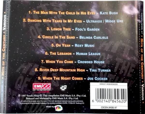 Various  Hits Of The Century CD
