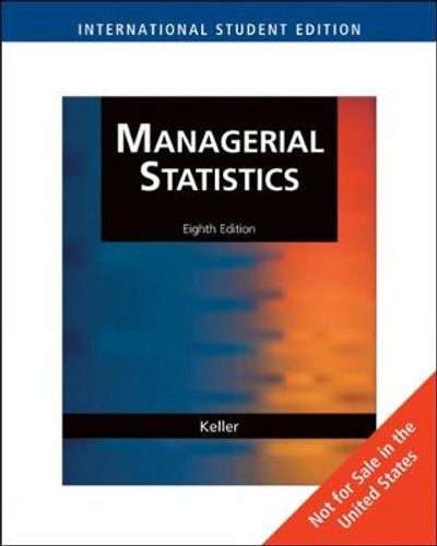 Managerial Statistics, International Edition (with CD-ROM) (Paperback, 8th edition)