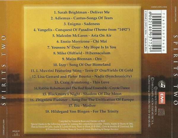 Various  Spirits: Music For The Soul Volume Two CD