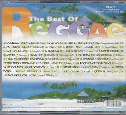 Various  The Best Of Reggae Volume 1 (E.U Pressing CD)