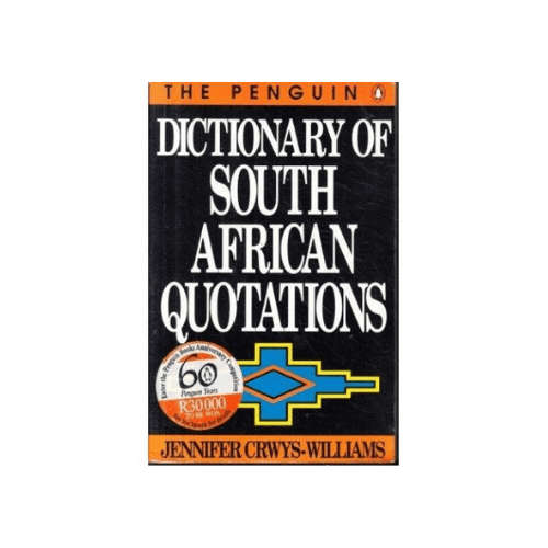 The Penguin Dictionary of South African Quotations Paperback
