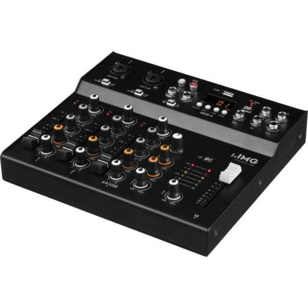 IMG Stageline MXR-4 Channel Audio Mixer