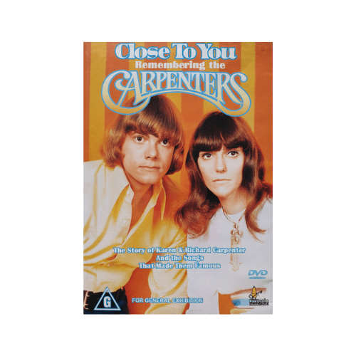 Close To You : Remembering The Carpenters (DVD), Region 4