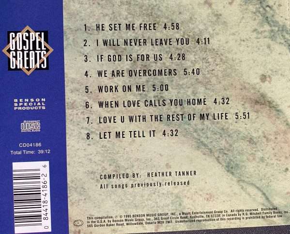 Commissioned  Gospel Greats CD IMPORT