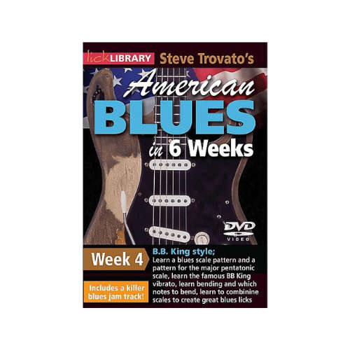 Steve Trovato's American Blues in 6 Weeks (Week 4) Lick Library Series DVD Brand New/Sealed