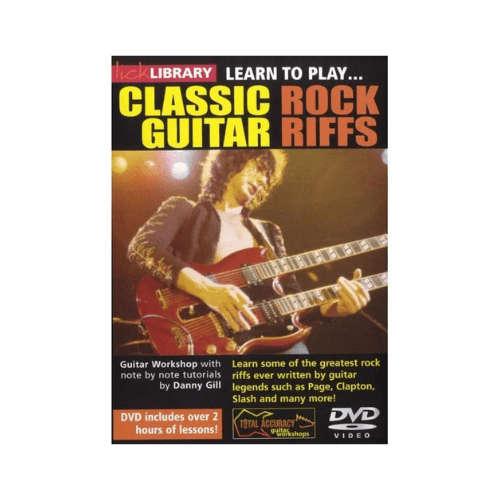 Lick Library Learn To Play Classic Rock Guitar Riffs DVD