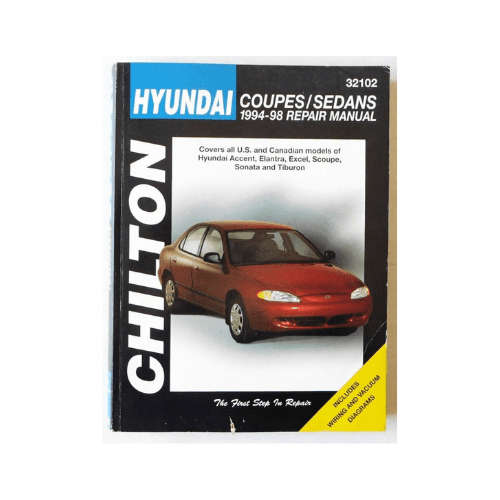 Hyundai Coupes/Sedans Repair Manual (1994-98 Models) IMPORT