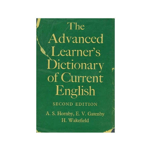 The Advanced Learner's Dictionary of Current English Second Edition