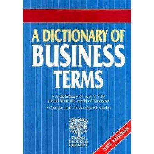 A Dictionary Of Business Terms