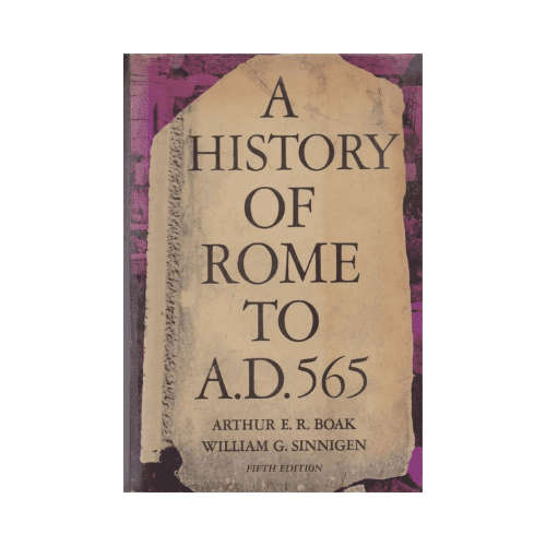 History of Rome to A.D. 565