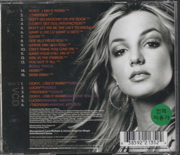 Britney Spears  Oops!...I Did It Again (Double CD) South Korea Release