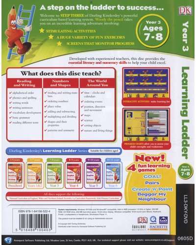 DK Learning Ladder Year 3 (PC, CD-ROM) Brand New/Sealed