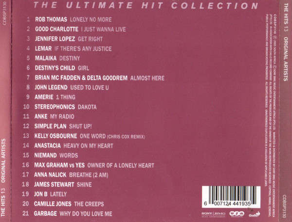 The Ultimate Hit Collection: The Hits Vol. 13 CD