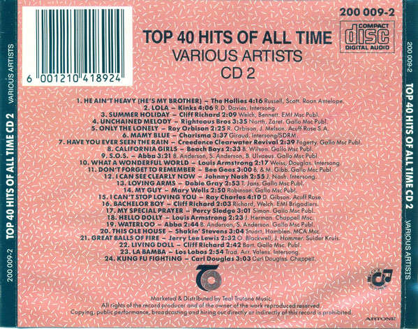 Top 40 Hits Of All Time (CD 2)