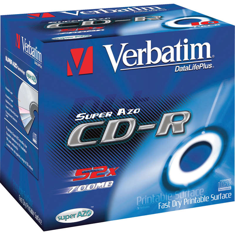Verbatim Super Azo CD-R (20 Pack Slim Case)