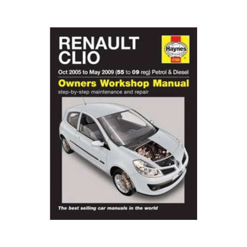 Renault Clio Owner's Workshop Manual Petrol & Diesel 05-09