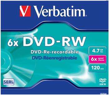 Verbatim DVD-RW, 6x /4.7 GB